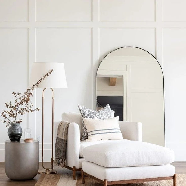 Half Moon Mirror X Large Black House Of Luna