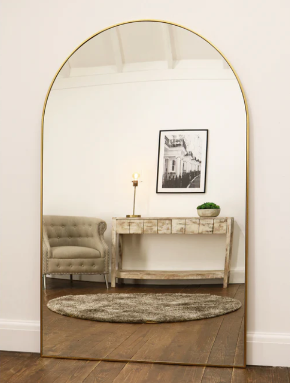 BESPOKE: Half Moon XL Mirror Gold