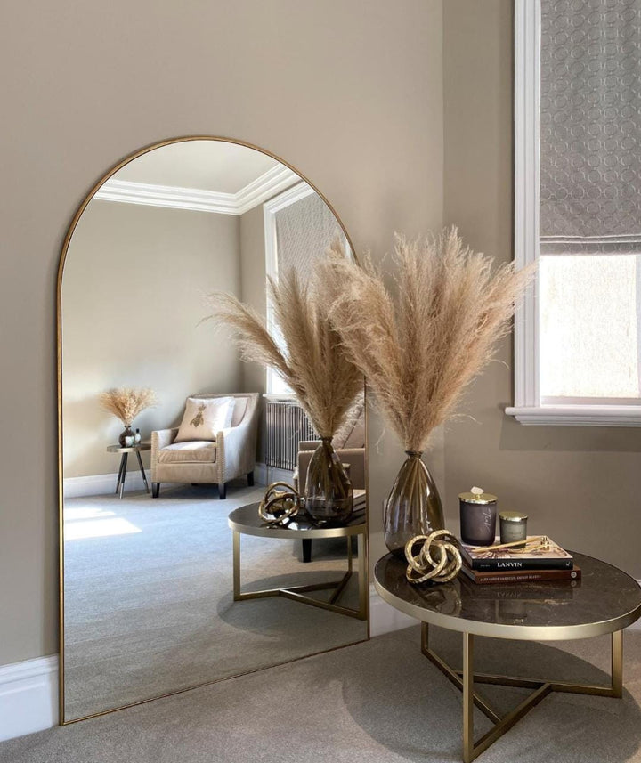 BESPOKE: Half Moon XL Mirror Gold