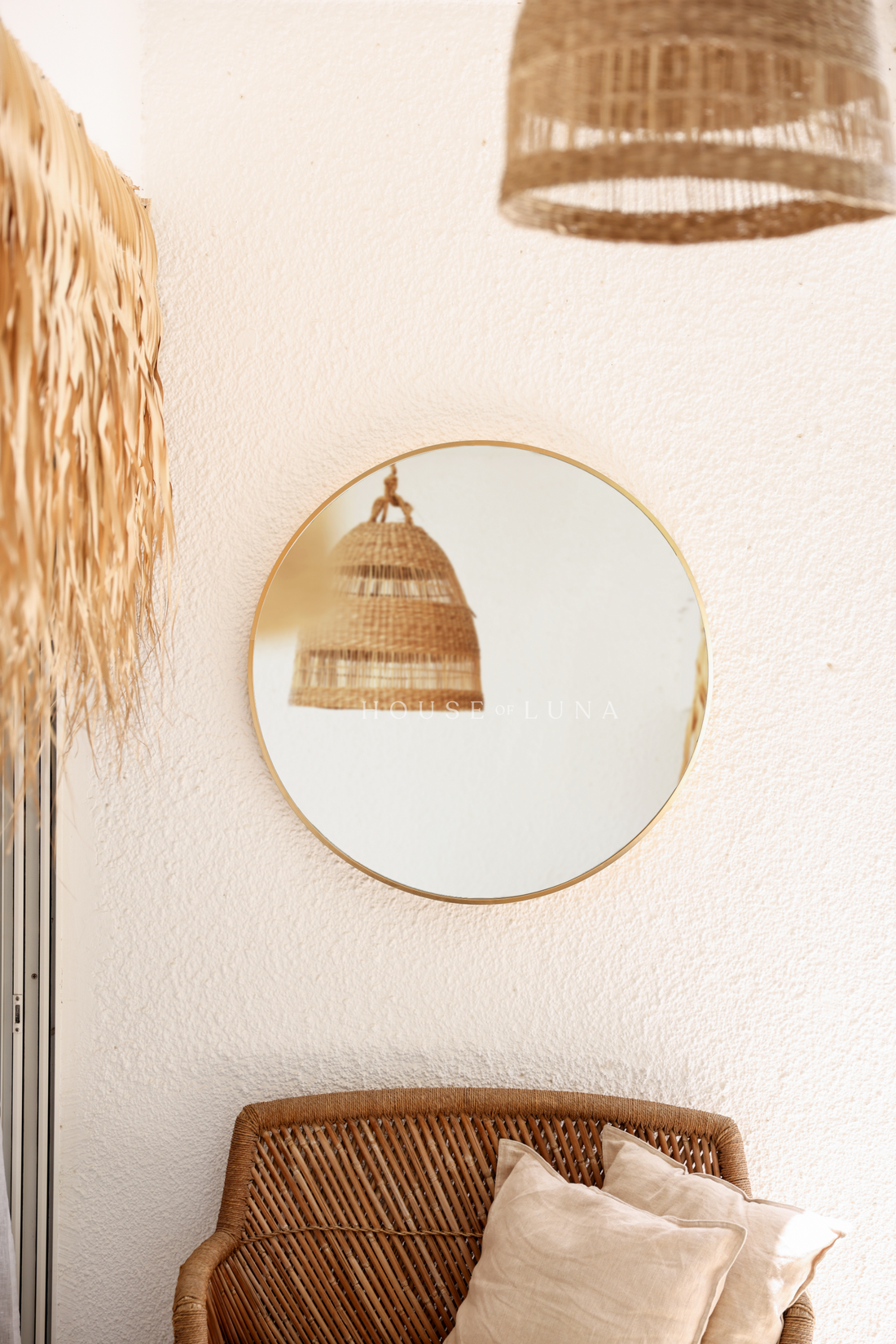 Eclipse Mirror Medium Gold